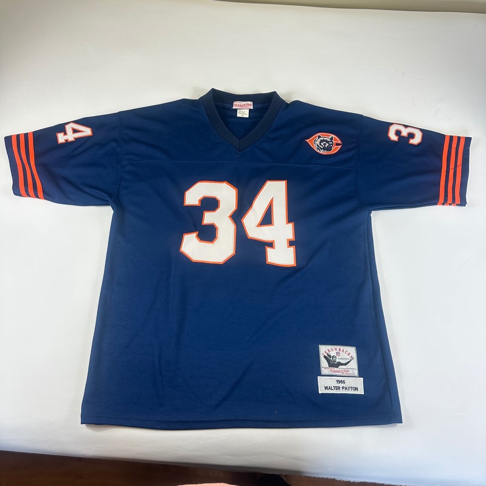 Mitchell Ness Walter Payton Chicago Bears 1985 Throwback‎ Jersey Size 54